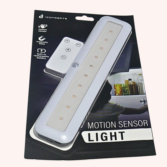12in Motion Sensor Light LED Bar Magnetic Remote USB Rechargeable - Picture 1 of 2